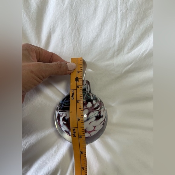 Art Glass Decanter Signed Peter Patterson 92 | Multicolor Swirl | Collectible. - Picture 6 of 8